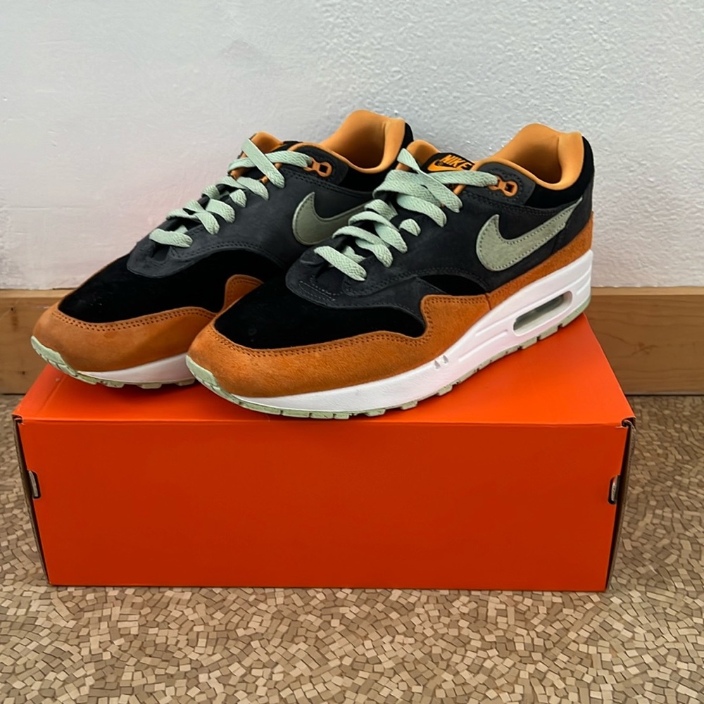 Nike Air Max 1 Ugly Duckling Honey Dew DZ0482-001 Mens 10.5 Used Replacement Box